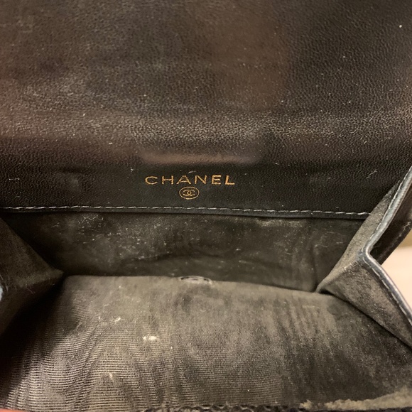 CHANEL BLACK CC Wallet, Vintage - Picture 7 of 10